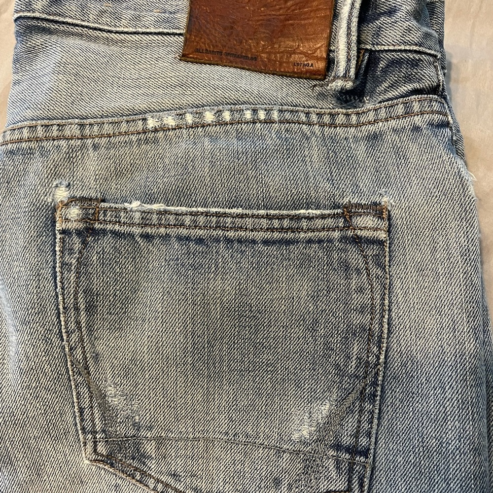 All Saints Cigarette Cut Skinny Jeans